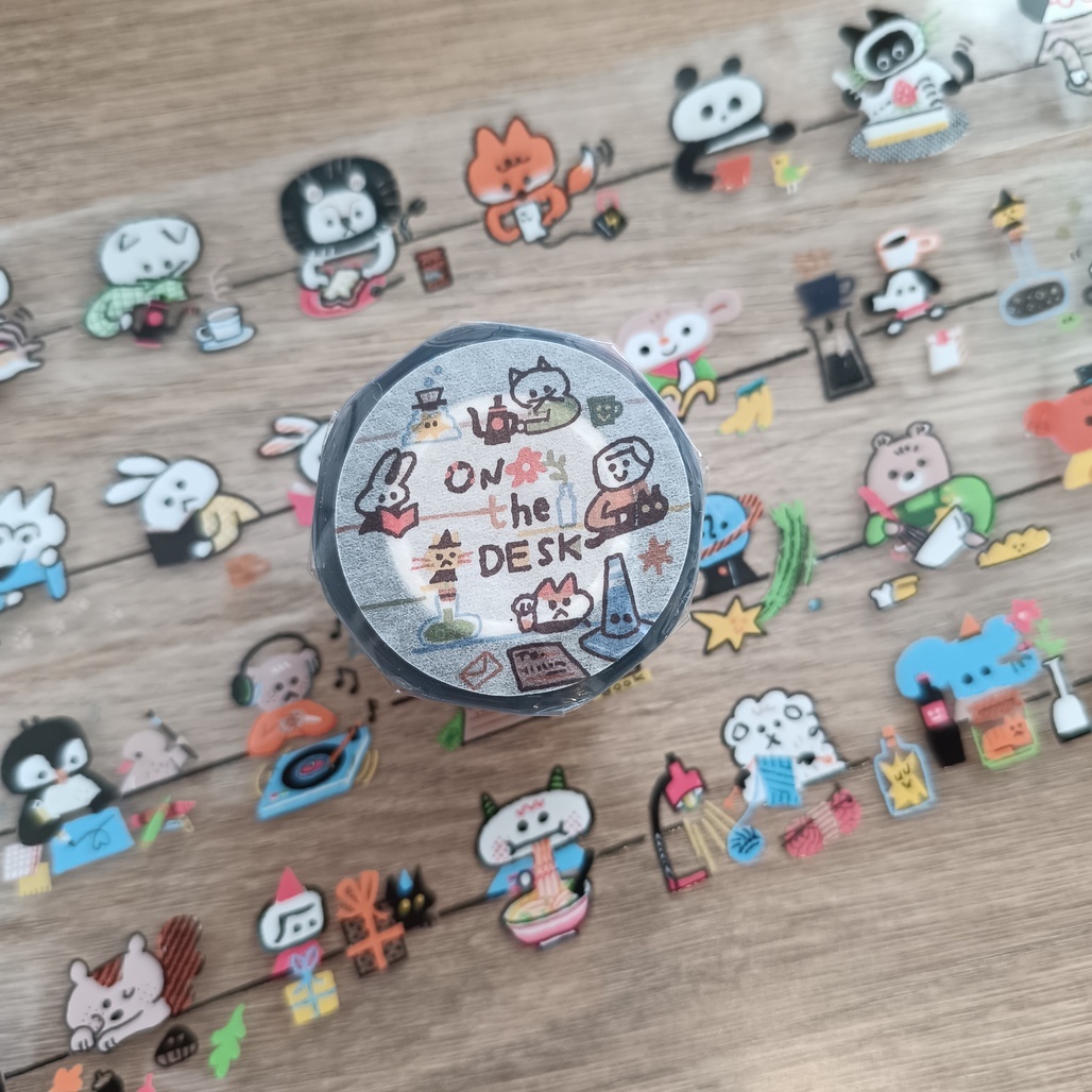 大宇人．on the Desk 3cm亮面PET膠帶 <整捲/分裝>