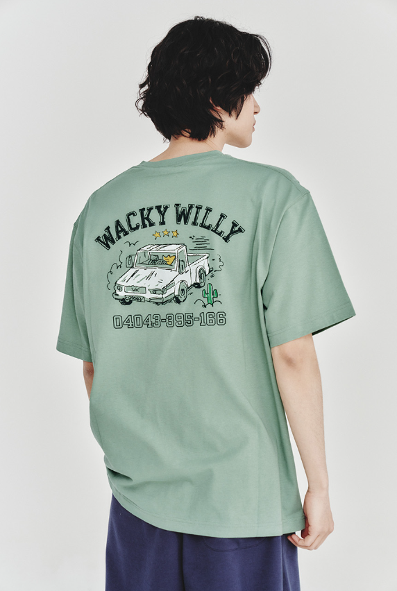 【直播】wacky willy LX050929 Kiki駕駛圖案短袖上衣