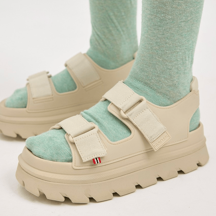 \7折限定連線價+入code再-$50~!!!/ Hunter｜[WOMEN] Light Foam Webbing Platform Sandals HCWK007FDZ [2 colors] 關鍵字：H152