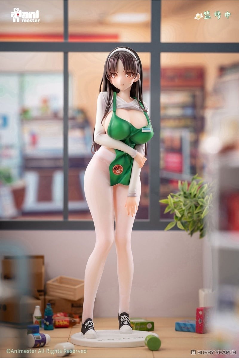 大漫匠 1/6 PVC人形 原畫:POPQN 初回營業! 花宮茉莉 溫柔的店員小姐