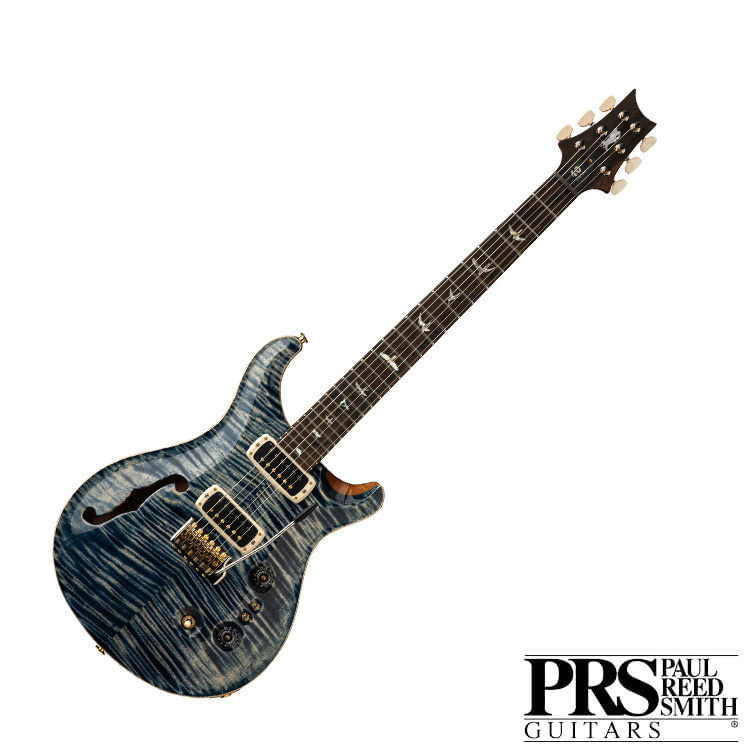 PRS 40th 週年 Custom 24-08 Semi-Hollow Faded Whale Blue