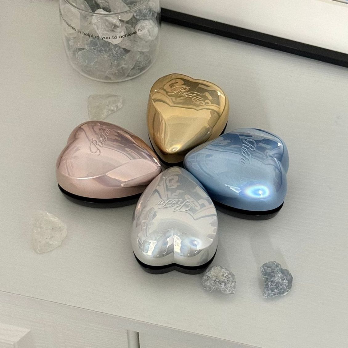 ReFa - Silky Collection Mini Heart Brush (#Silky Gold / #Silky Silver / #Silky Blue / #Silky Pink)