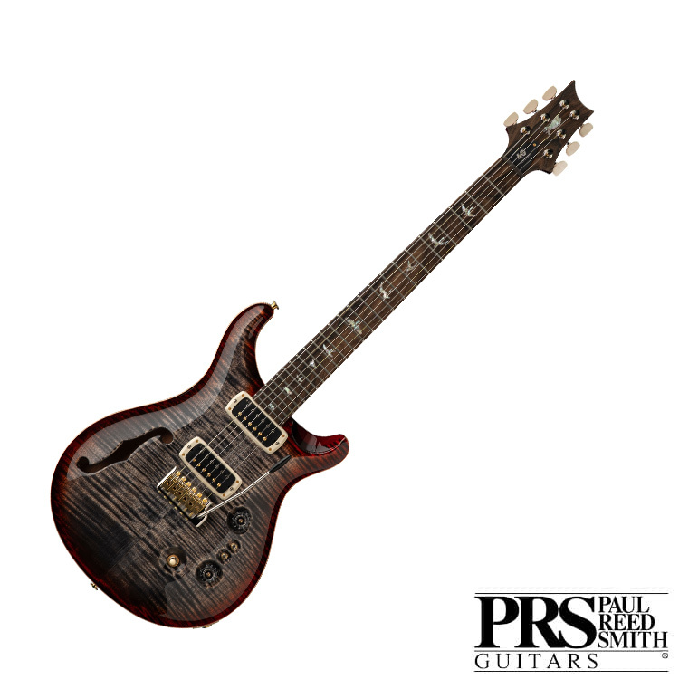PRS 40th 週年 Custom 24-08 Semi-Hollow Charcoal Cherry Burst