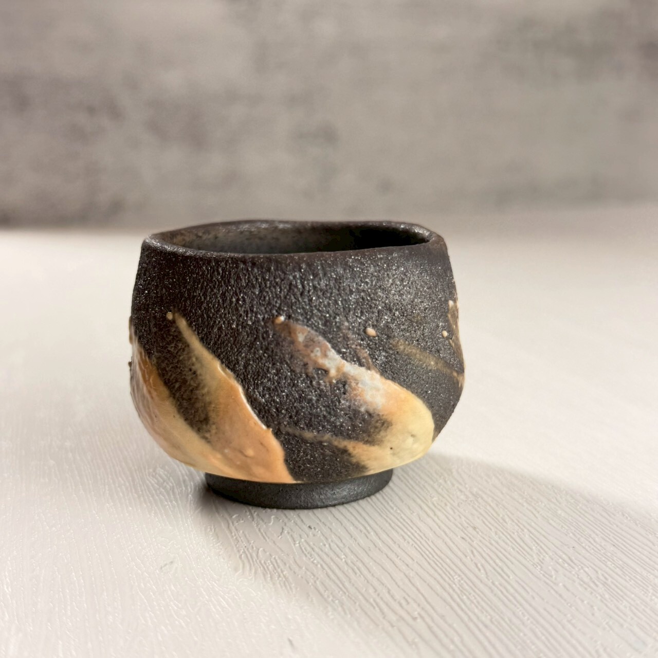 岩流金脈柴燒杯