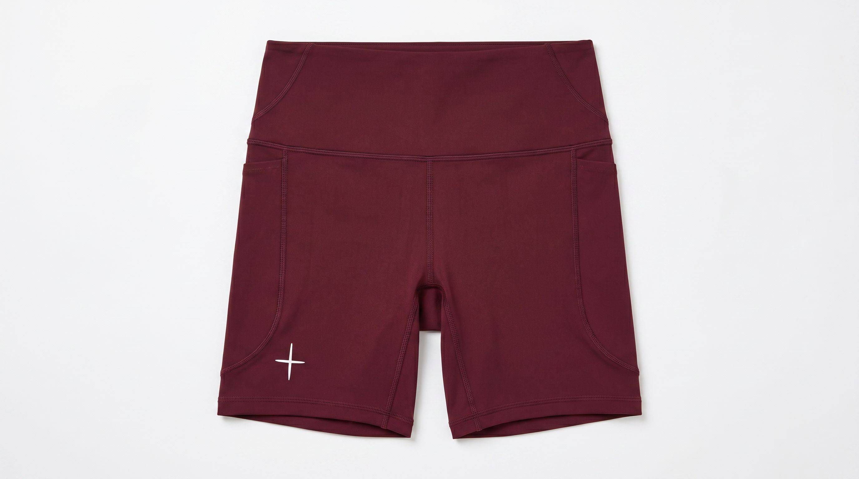 INNER SELF｜WOMEN'S DYNAMIQTM 4" HALF TIGHTS WITH РОСKЕTS "Burgundy"