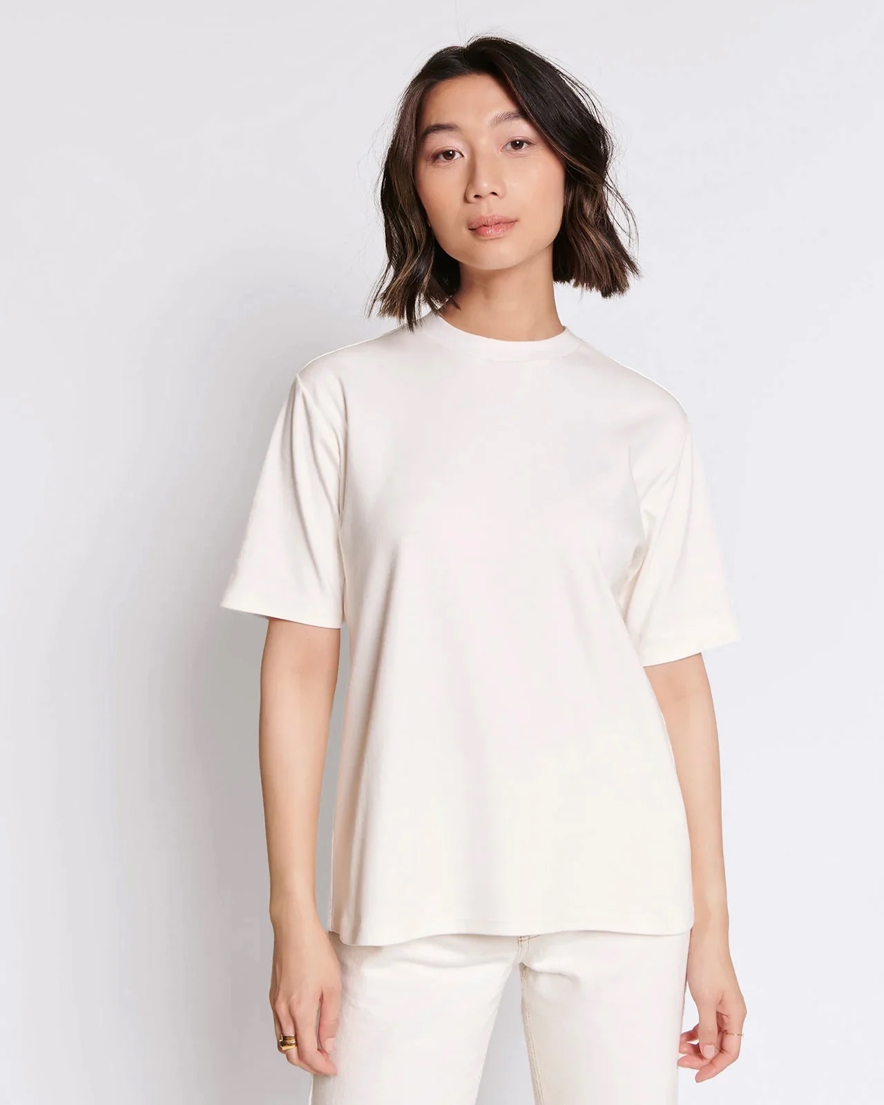 The Jimmy organic cotton t-shirt - ivory | émoi émoi
