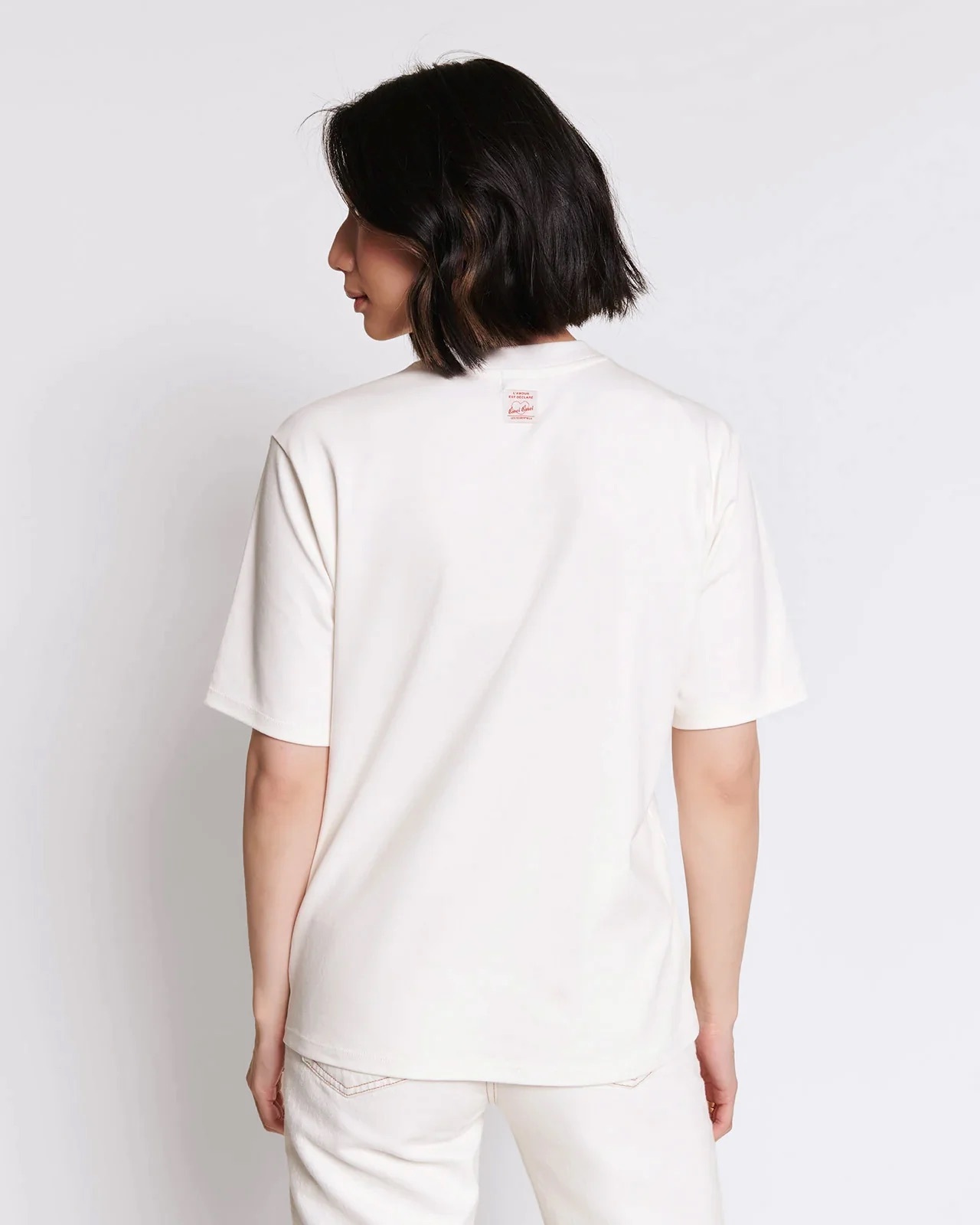 The Jimmy organic cotton t-shirt - ivory | émoi émoi