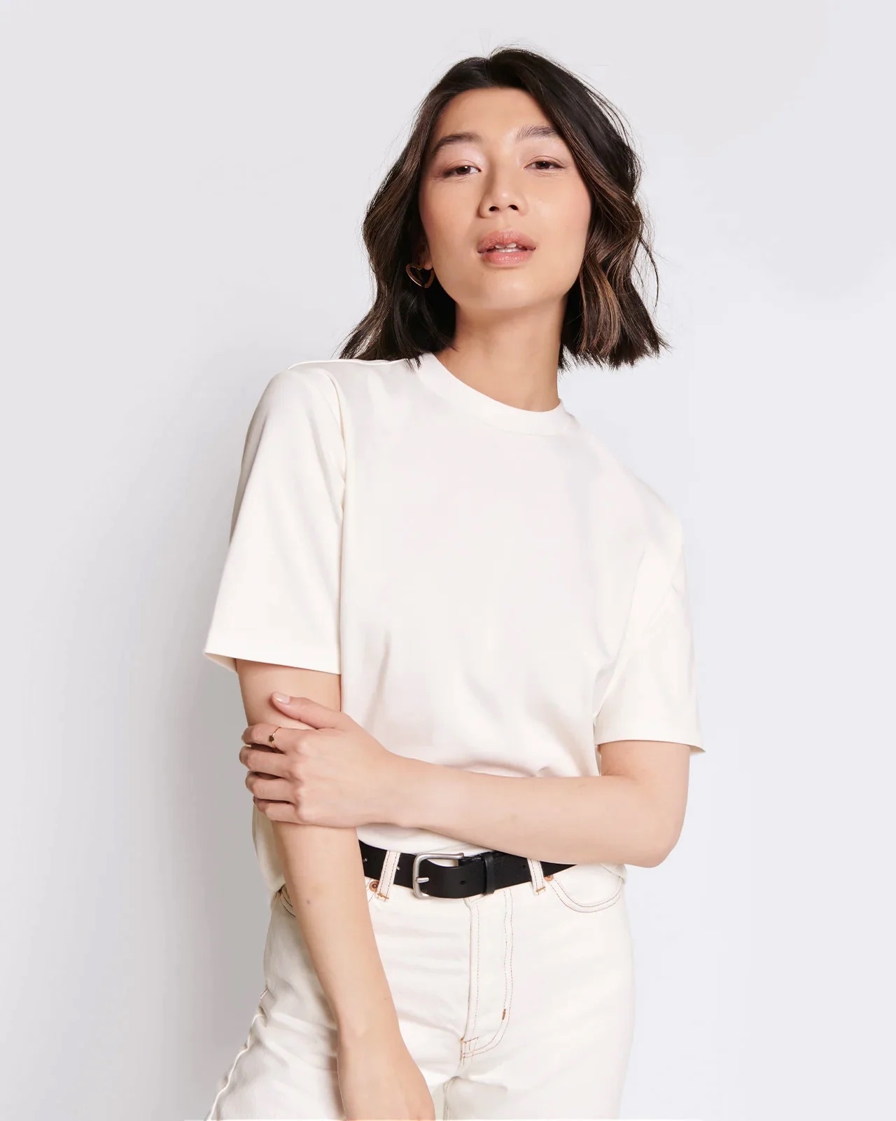 The Jimmy organic cotton t-shirt - ivory | émoi émoi