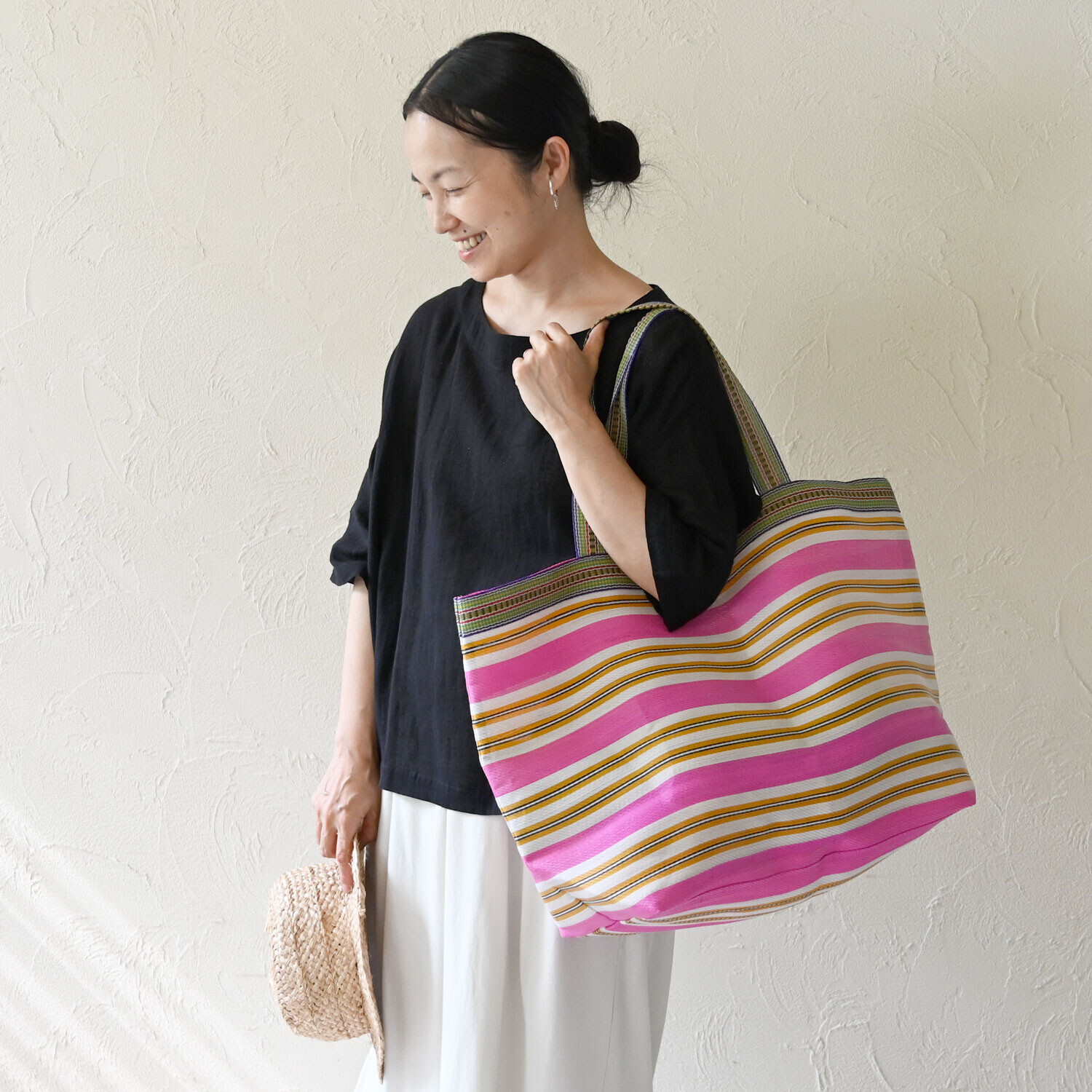【2026春夏新品】Sasha 彩色大手提包 Totebag 隨機顏色 [Fair Trade]🔸