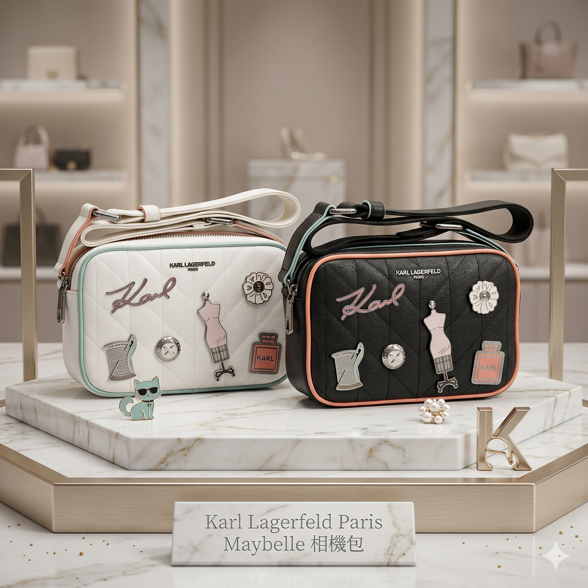 【預購】Karl Lagerfeld Paris H050916  Maybelle 相機包