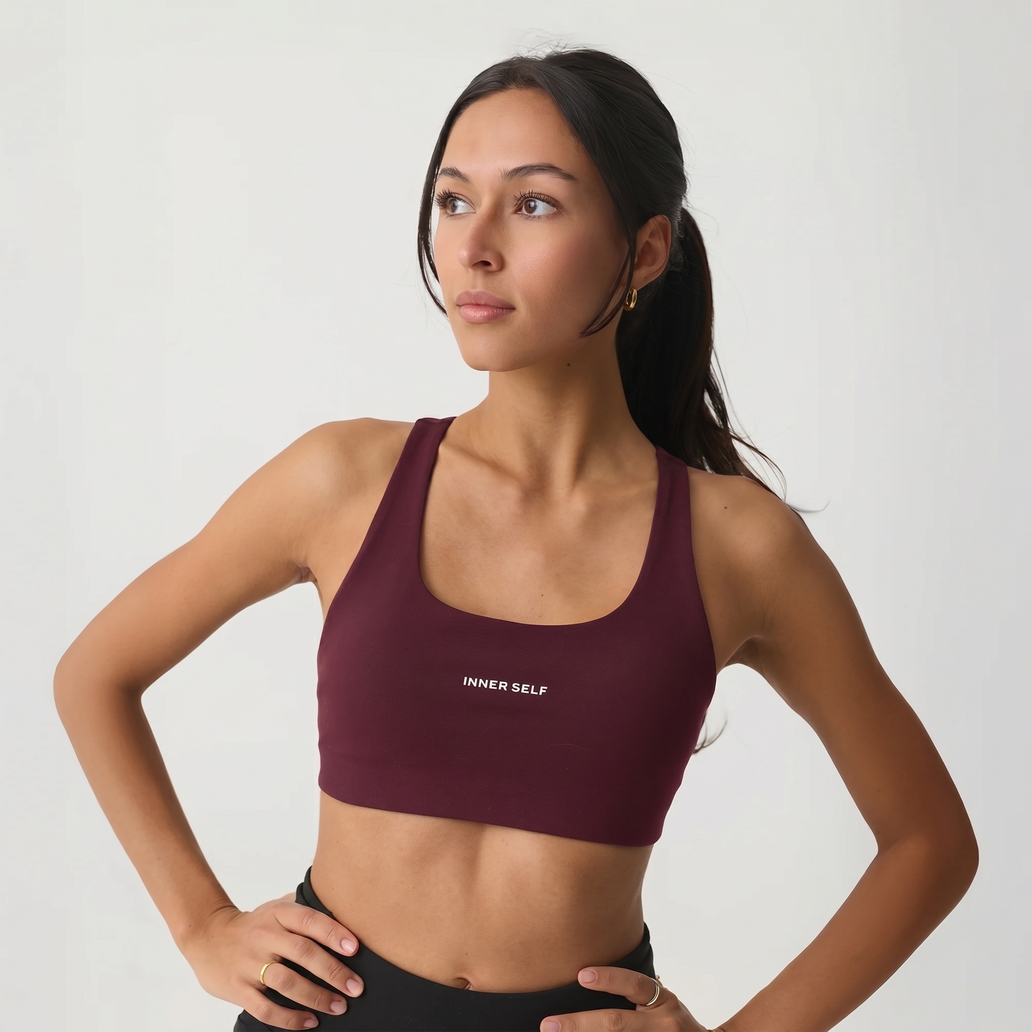 INNER SELF｜DYNAMIQ RUNNING BRA "Burgundy"