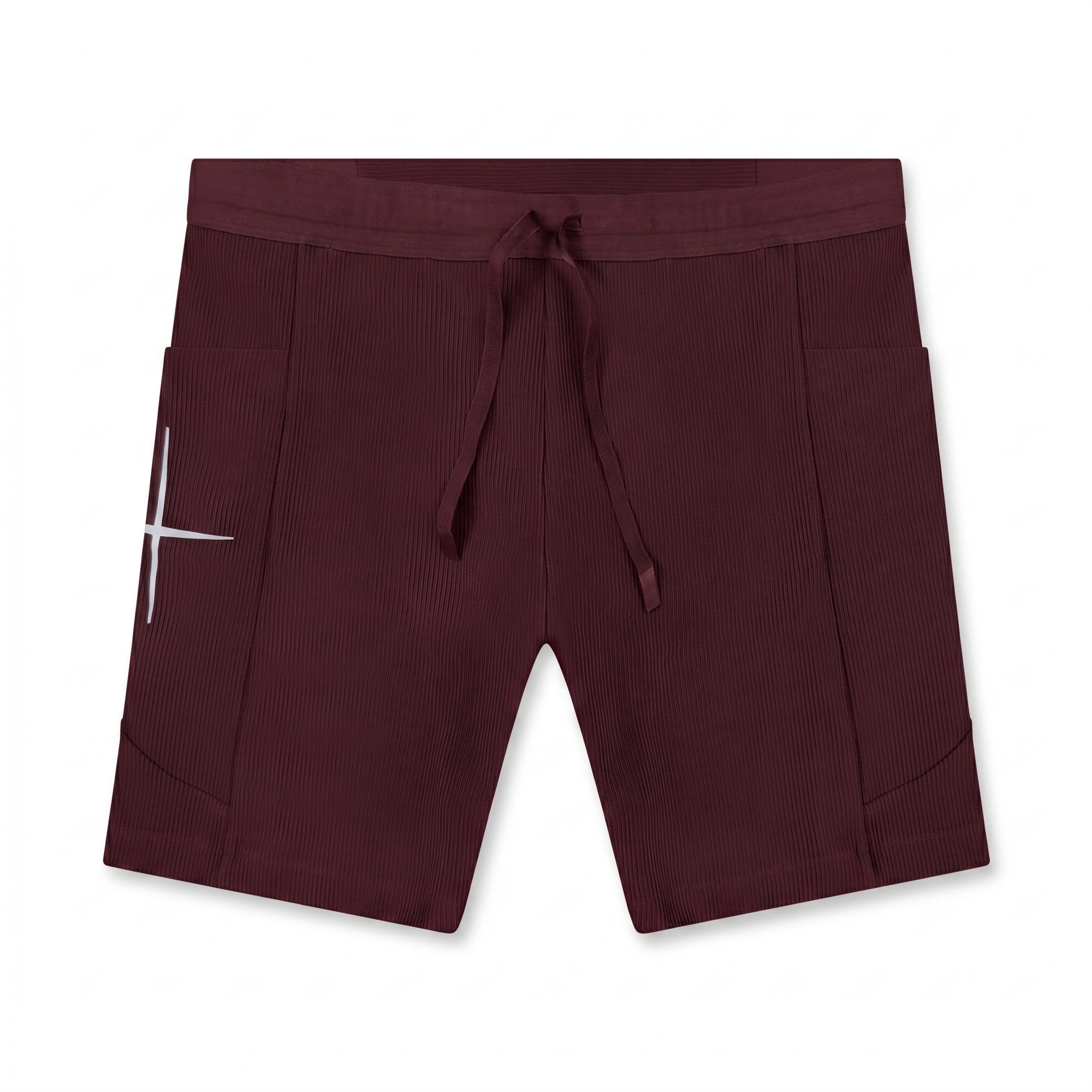 INNER SELF｜MEN'S DYNAMIQ ™M HALF TIGHTS WITH POCKETS "Burgundy"