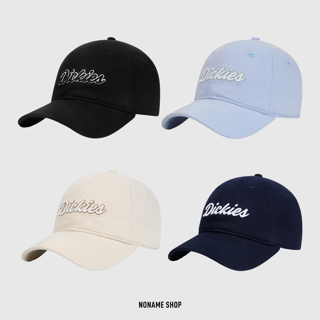 DICKIES 美式 草寫 刺繡 LOGO 防曬 鴨舌帽 老帽 四色