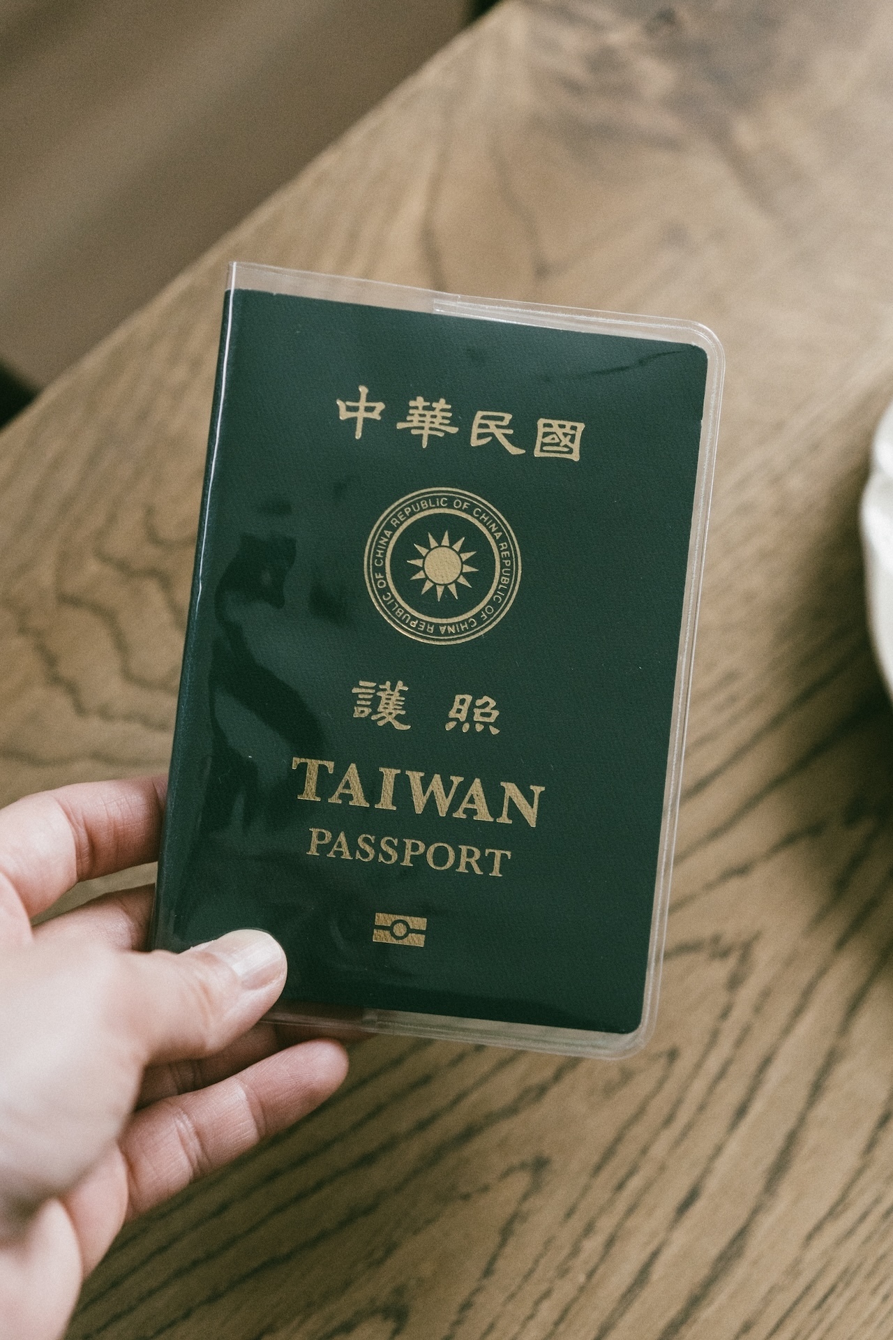 日本製簡約護照套