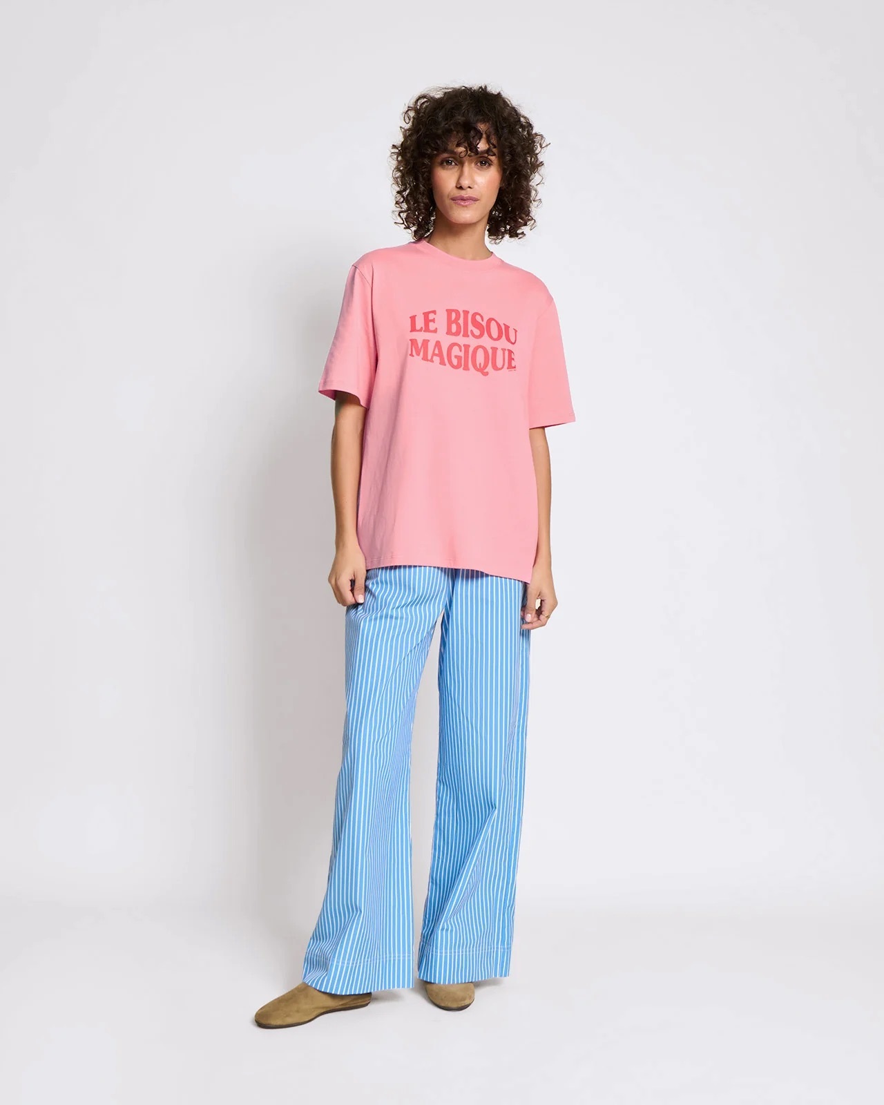 The Magic Kiss women's organic cotton t-shirt - raspberry | émoi émoi