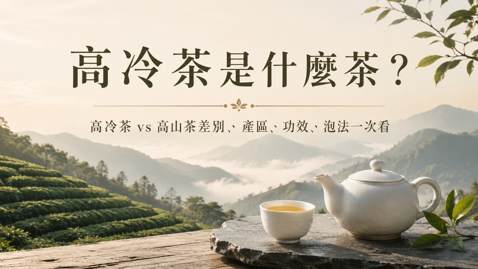 高冷茶是什麼茶？高冷茶 vs 高山茶差別、產區、功效、泡法一次看