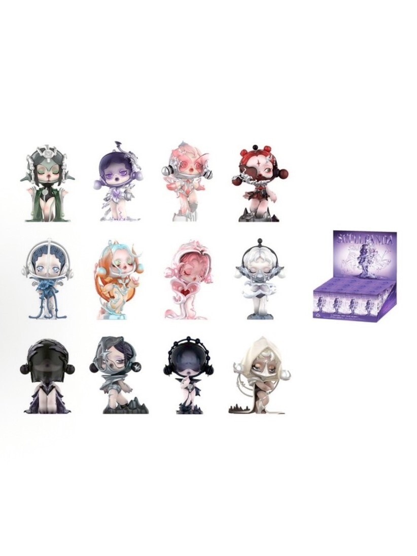 泡泡瑪特 SKULLPANDA聲音系列 盲盒 一中盒 整盒12個