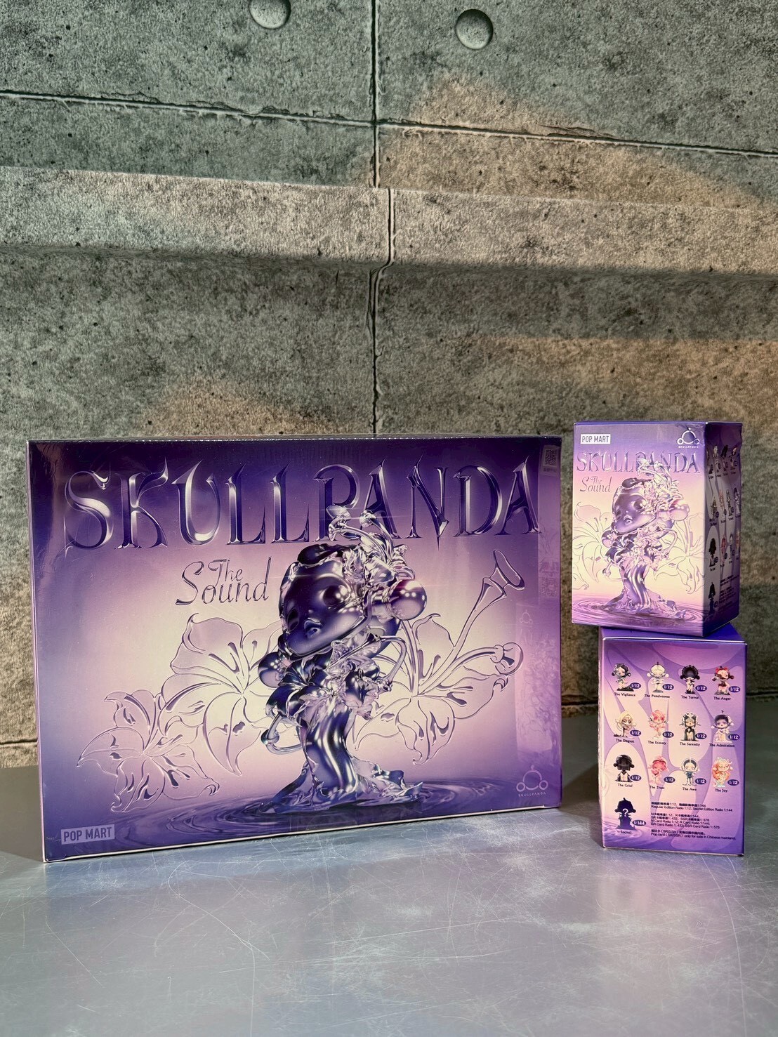 泡泡瑪特 SKULLPANDA聲音系列 盲盒 一中盒 整盒12個