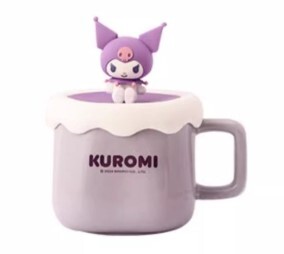 Sanrio 矽膠杯蓋陶瓷水杯 3189