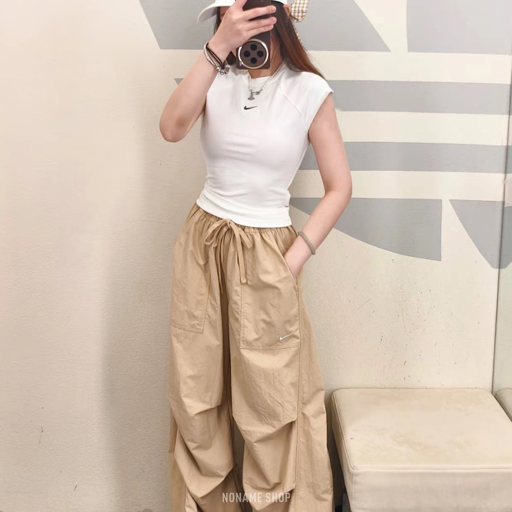 NIKE Sportswear Chill Knit 羅紋 微短版 短袖 兩色 (女款)