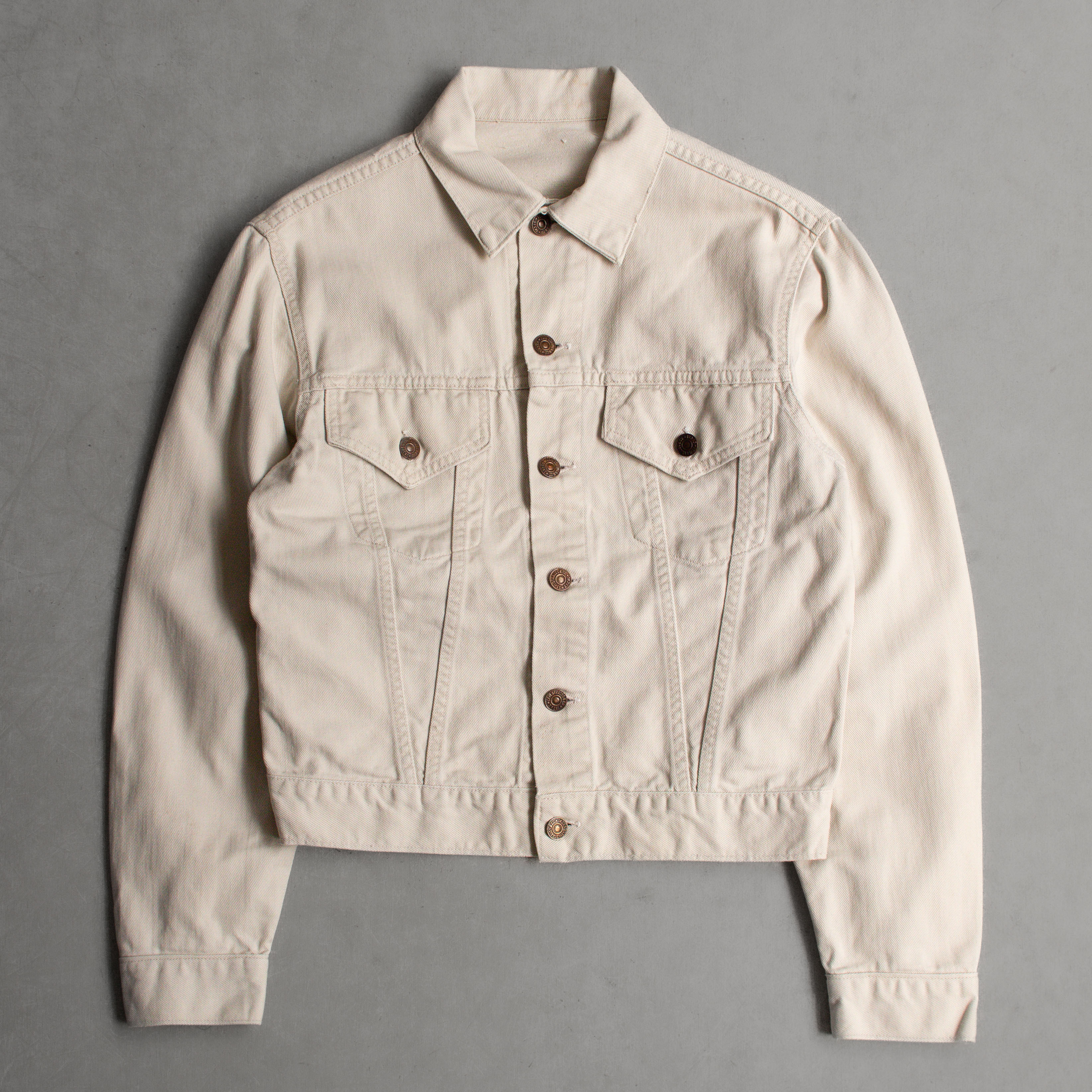 60S LEVIS 840B WHITE TWILL JACKET 美國製 米白 斜紋 夾克 外套