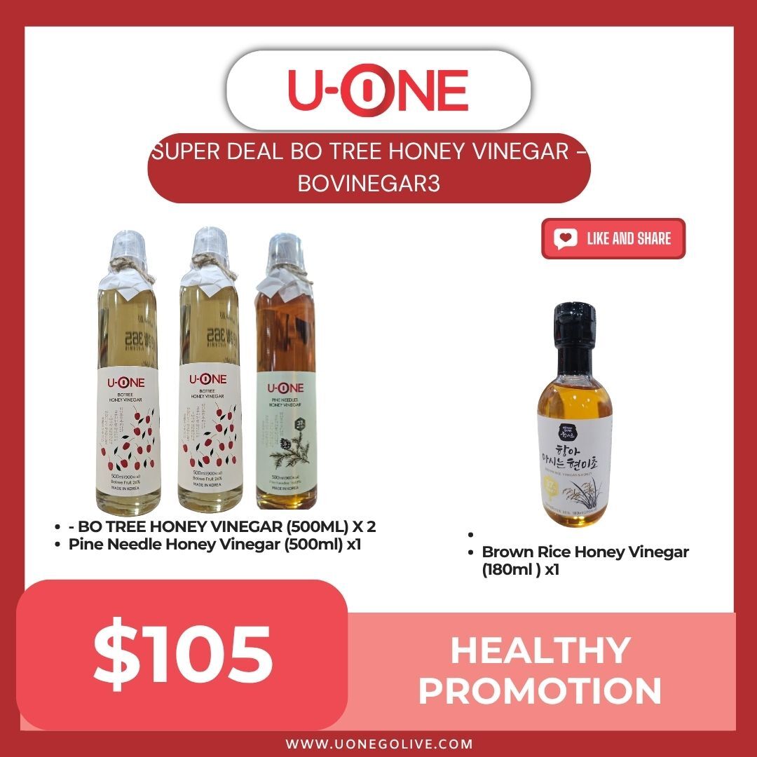 SUPER DEAL BO TREE HONEY VINEGAR - BOVINEGAR3