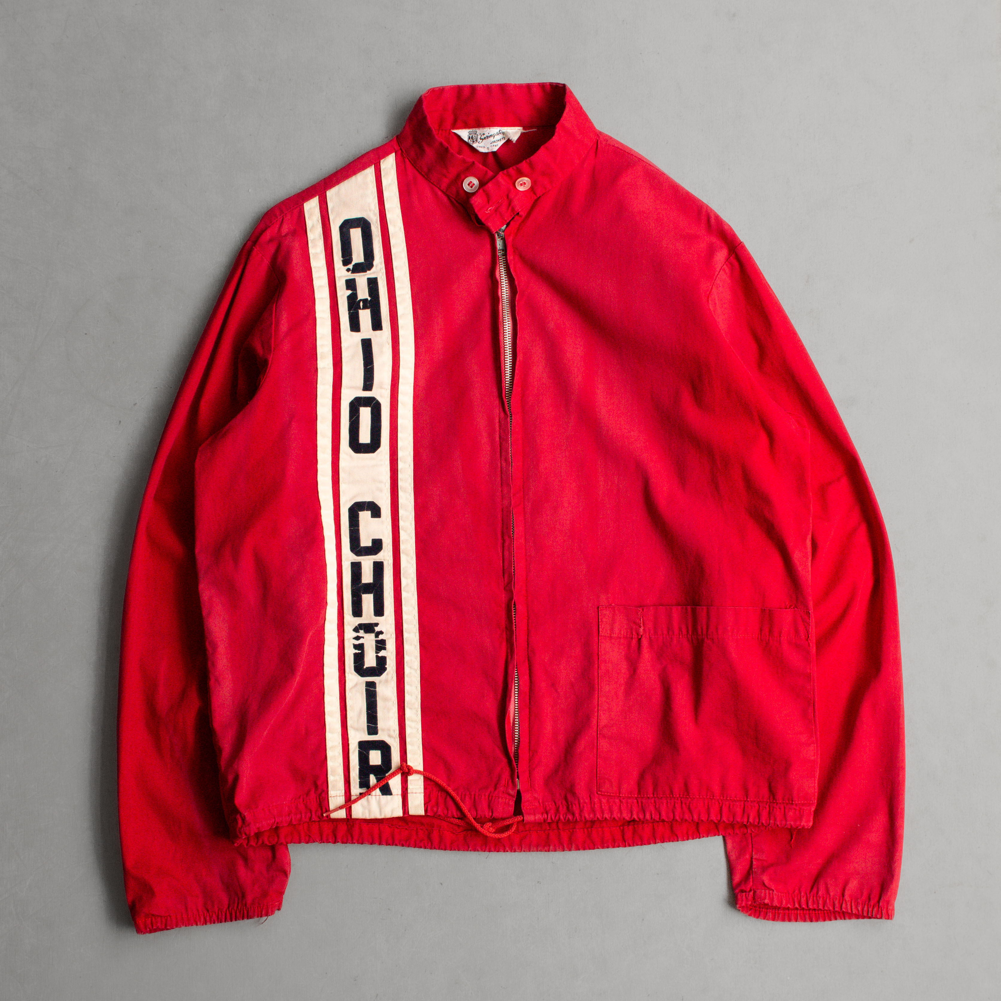 60S SWINGSTER WINDBREAK JACKET 美國製 紅色 俄亥俄 合唱團 防風 外套