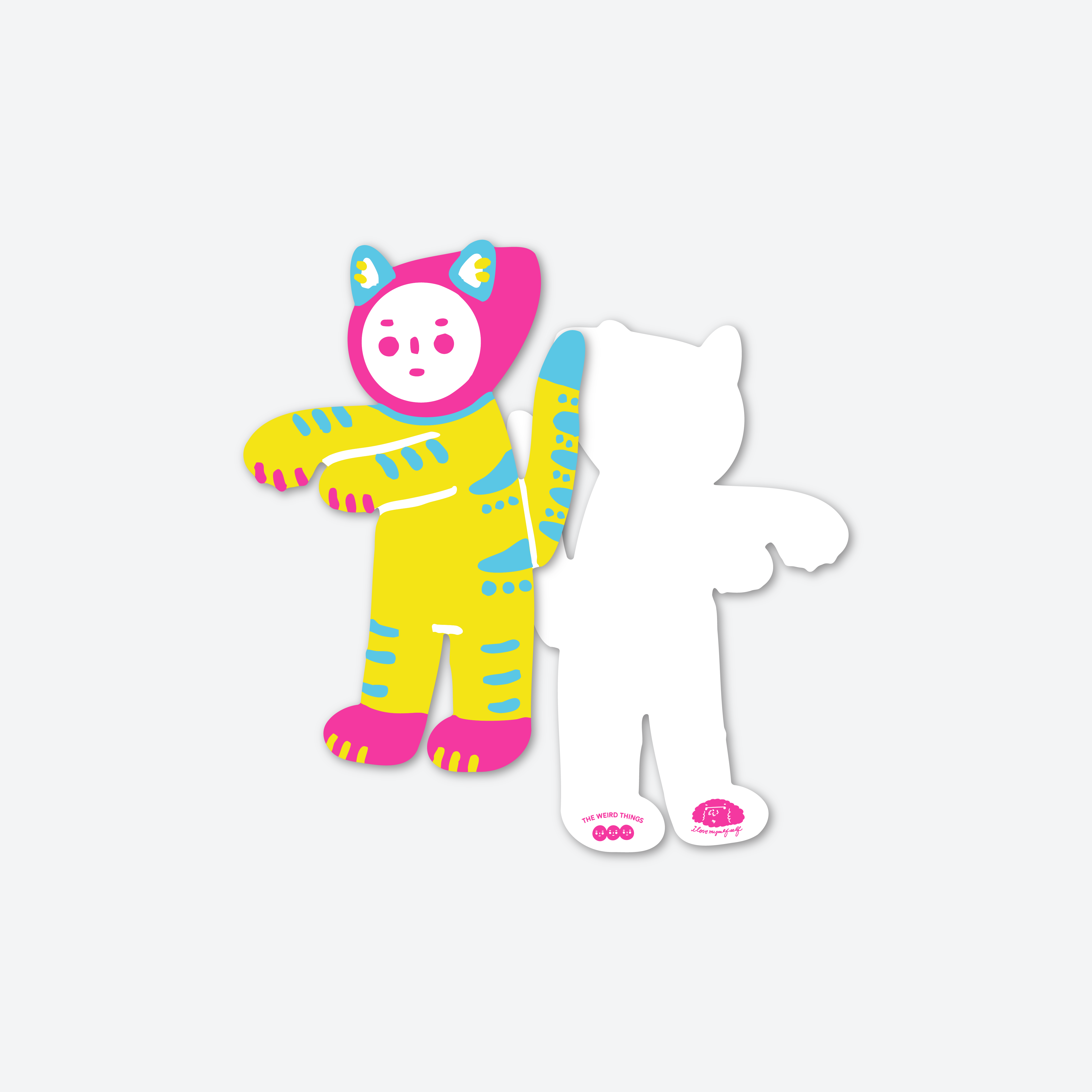 THE WEIRD THINGS x Ilovemyselfself-明信片