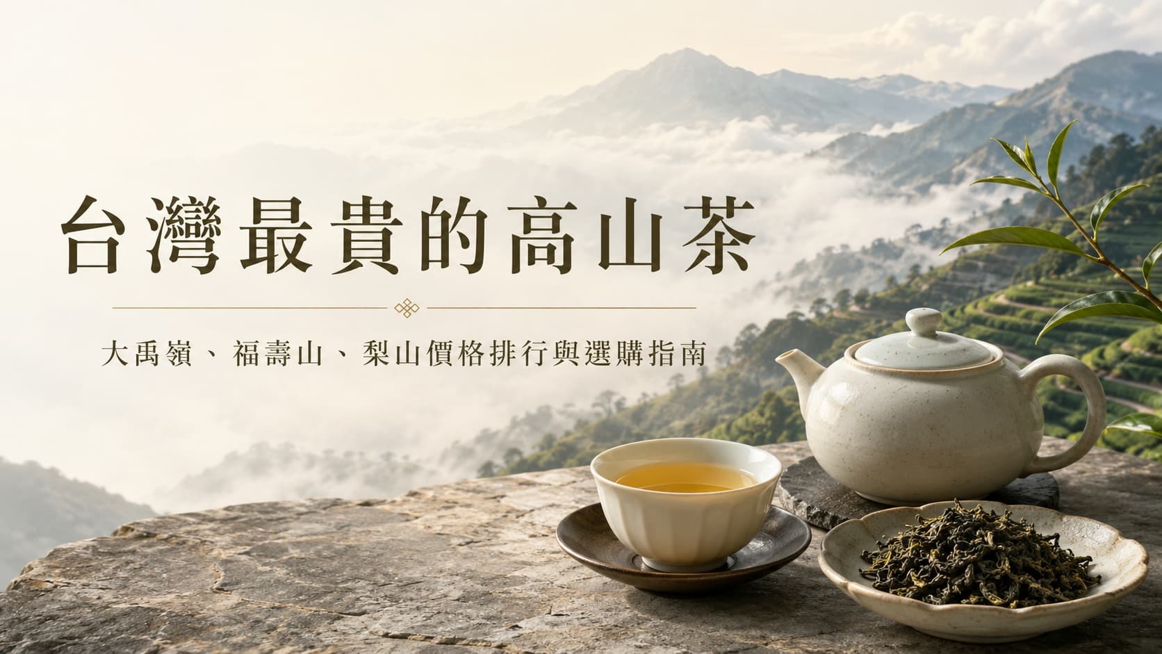 台灣最貴的高山茶｜大禹嶺、福壽山、梨山價格排行與選購指南