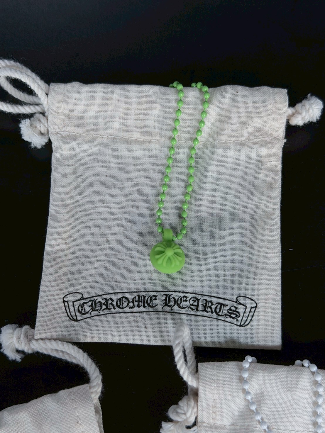 Chrome Hearts 克羅心 雙面十字圓球樹酯項鍊