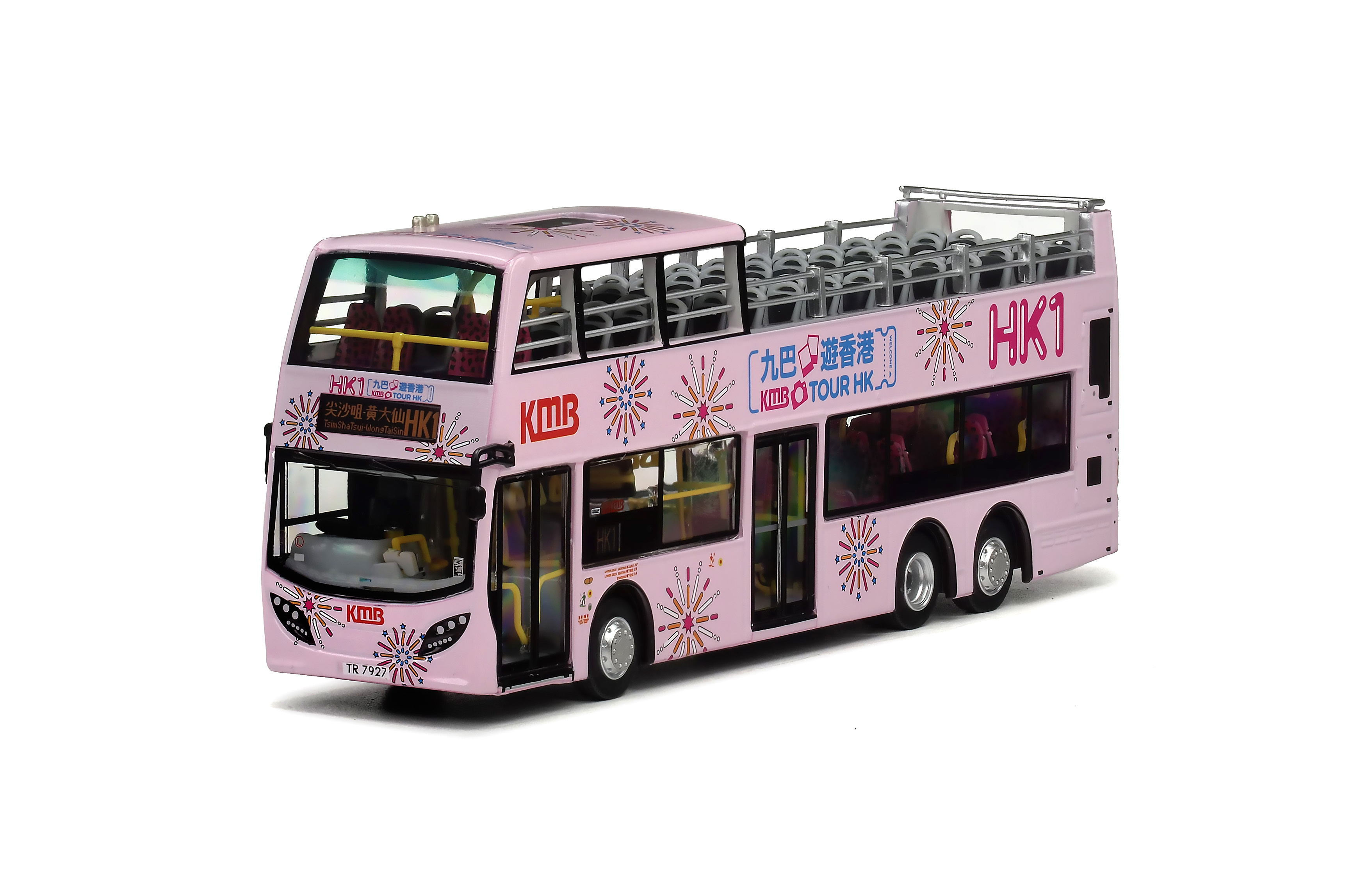 KMB2026142 1:76 九巴丹尼士歐盟五型12米開篷巴士 (HK1 尖沙咀-黃大仙) (只限海外)