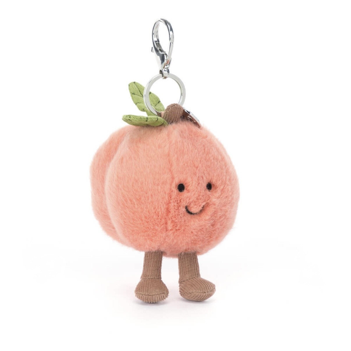 （預購）Jellycat Amuseables Peach Bag Charm 水蜜桃 絨毛吊飾 掛件