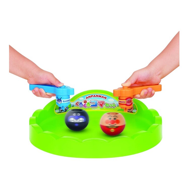 Anpanman 麵包超人 趣味旋轉陀螺對戰套裝 (附專用發射器)