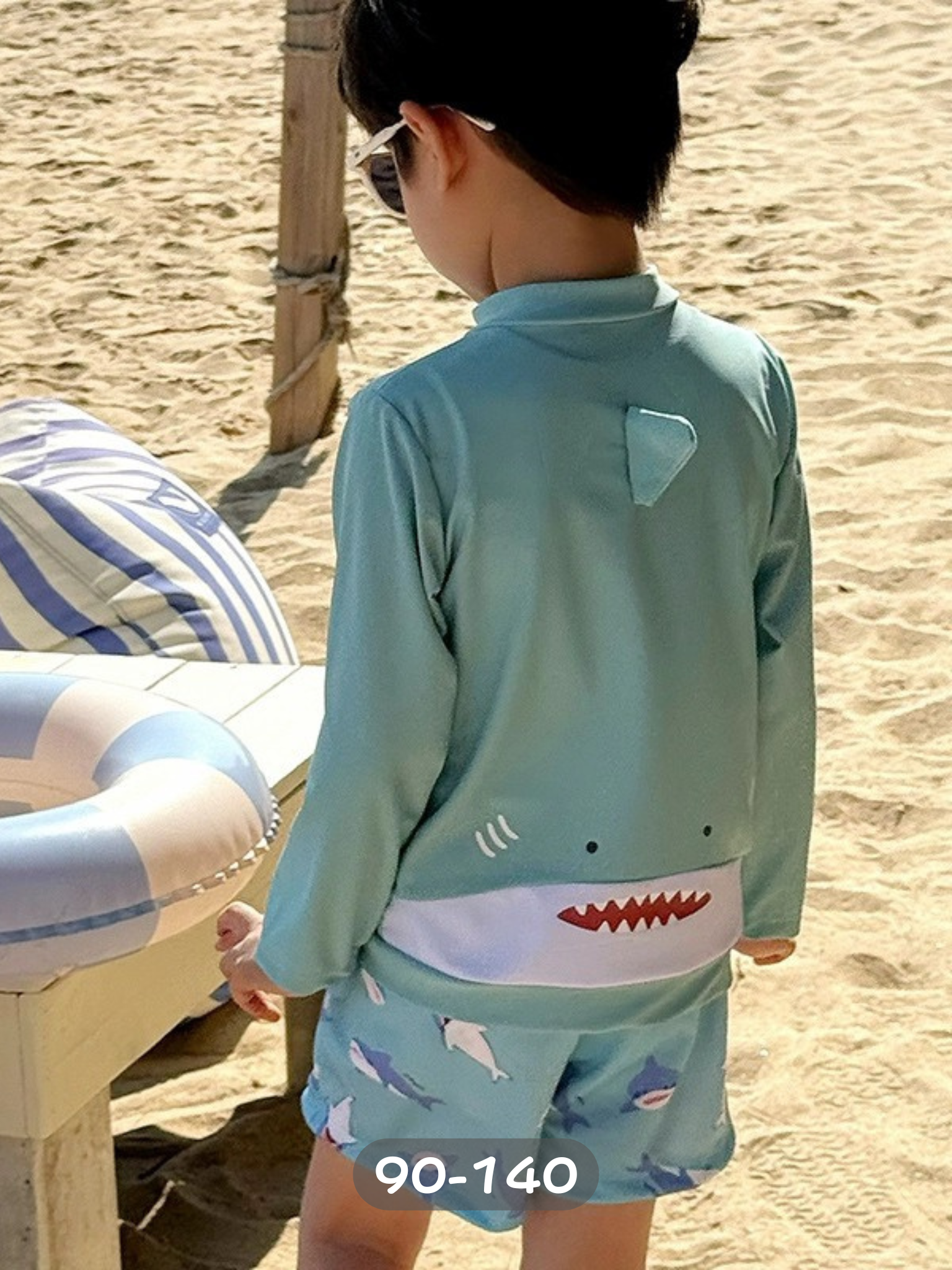 大鯊魚 泳裝3件組