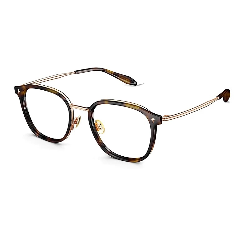 【MOLSION】MA6055 B20 方框光學眼鏡♦(琥珀) #張凌赫同款