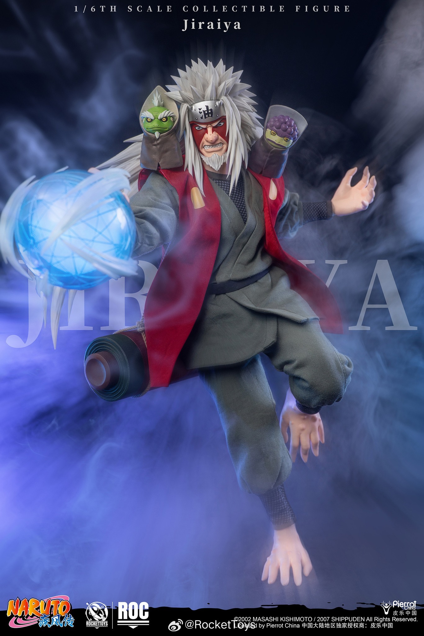 (預訂) Rocket Toys 1/6 火影忍者疾風傳 自來也 豪華版