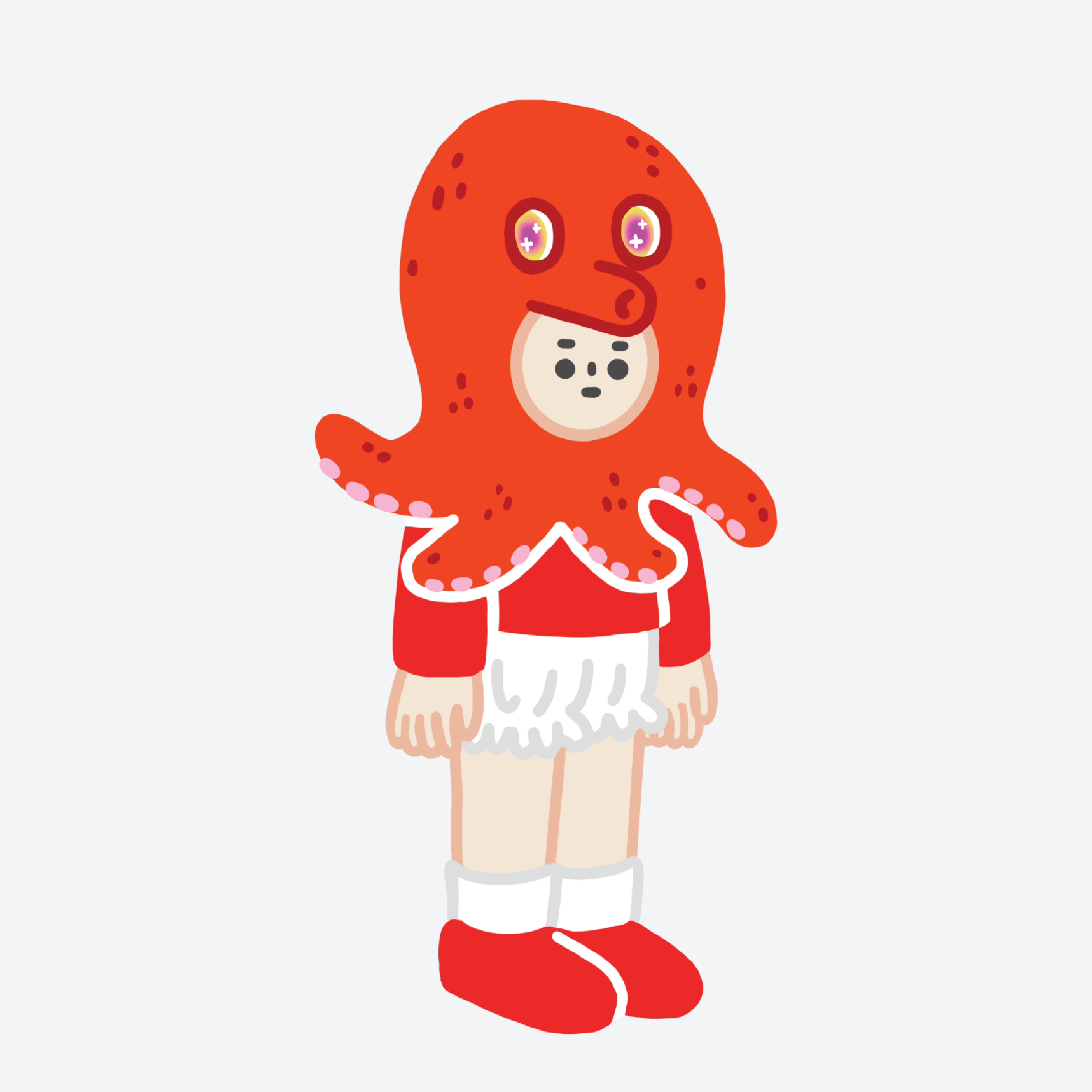 THE WEIRD THINGS-章魚鑰匙圈