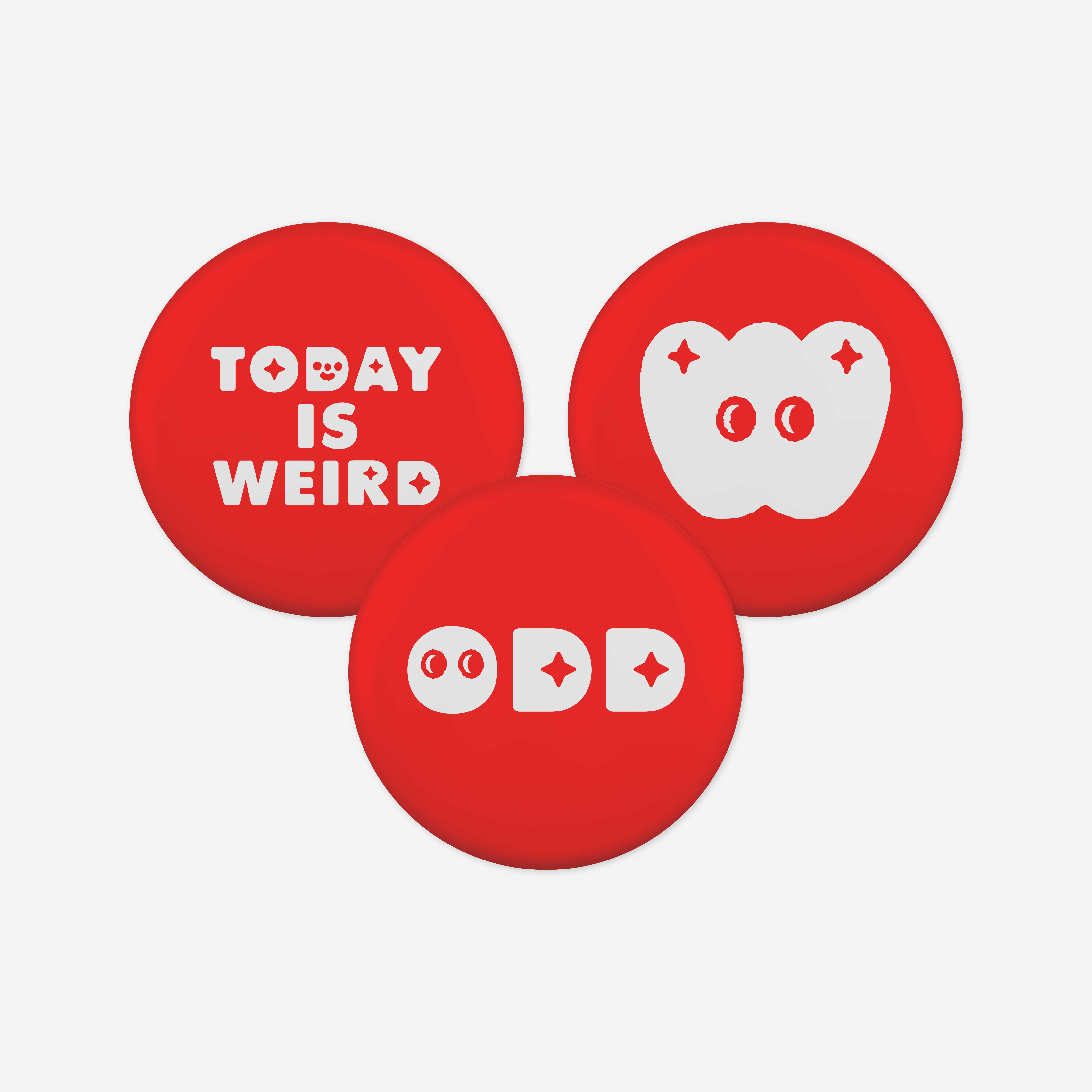 THE WEIRD THINGS-中形徽章