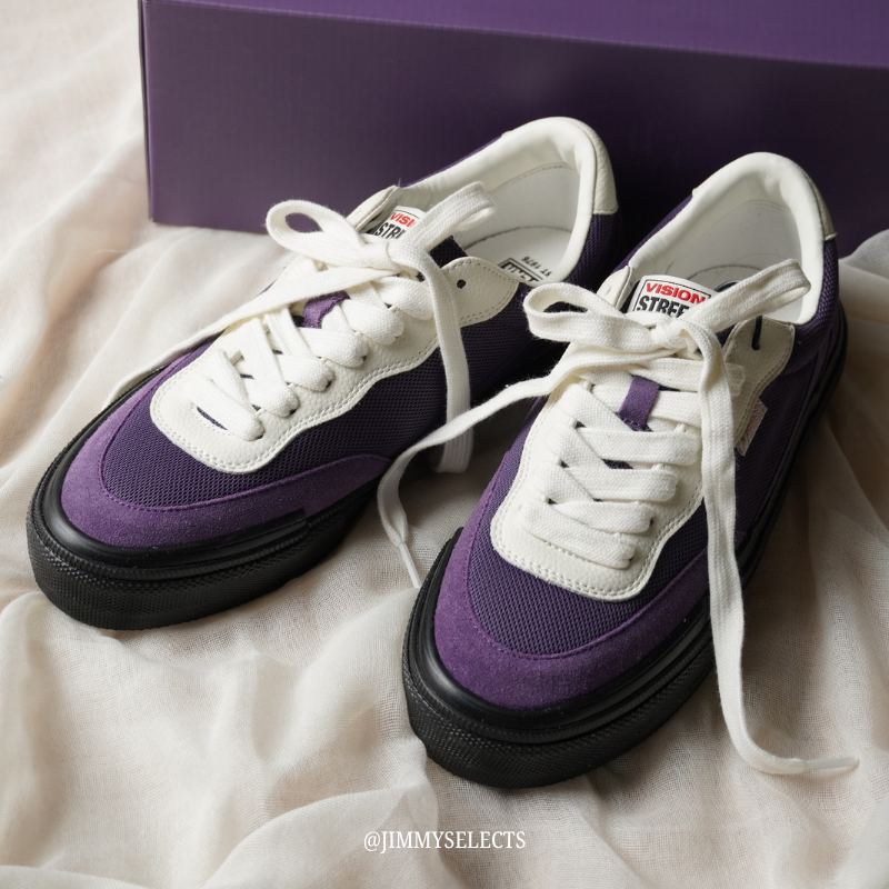[Special Gift Box] Vision Street Wear Flat Top MESH / Suede & Mesh Sneakers / V262NY5067