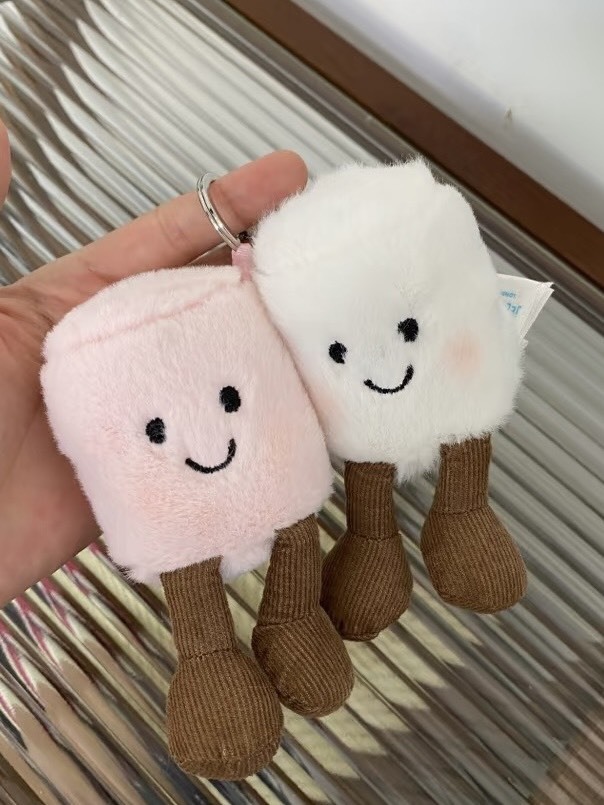 （預購）Jellycat Amuseable 系列 粉色&白色棉花糖 絨毛玩偶