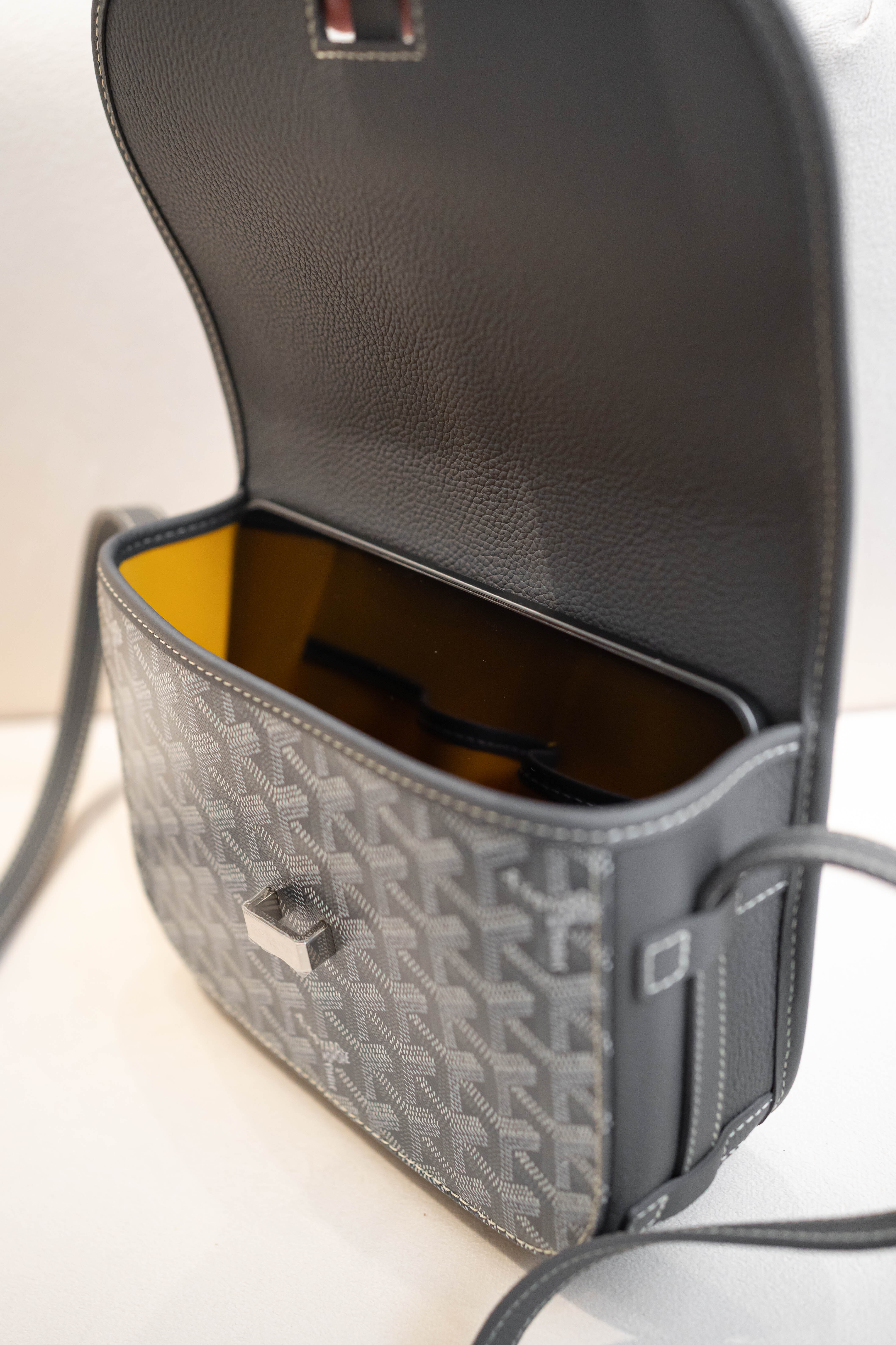 Goyard Belvedere Pm Grey Bag