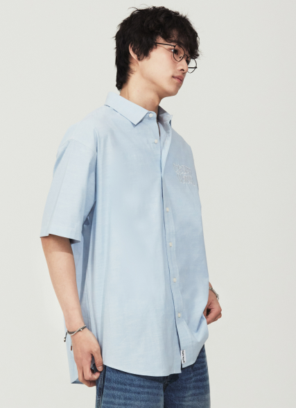【直播】Wacky Willy LX050992 牛仔短袖襯衫
