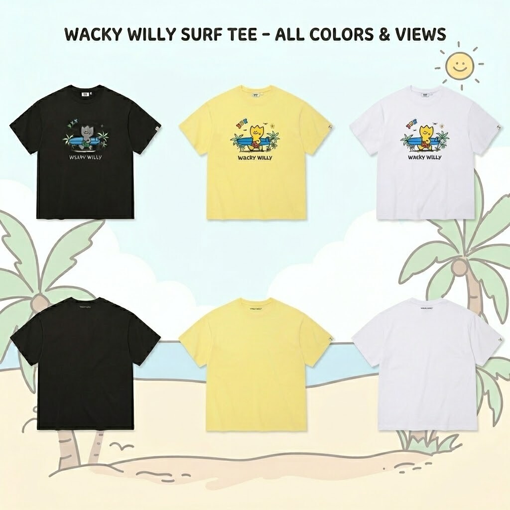 【直播】Wacky Willy LX050991 度假圖案短袖上衣