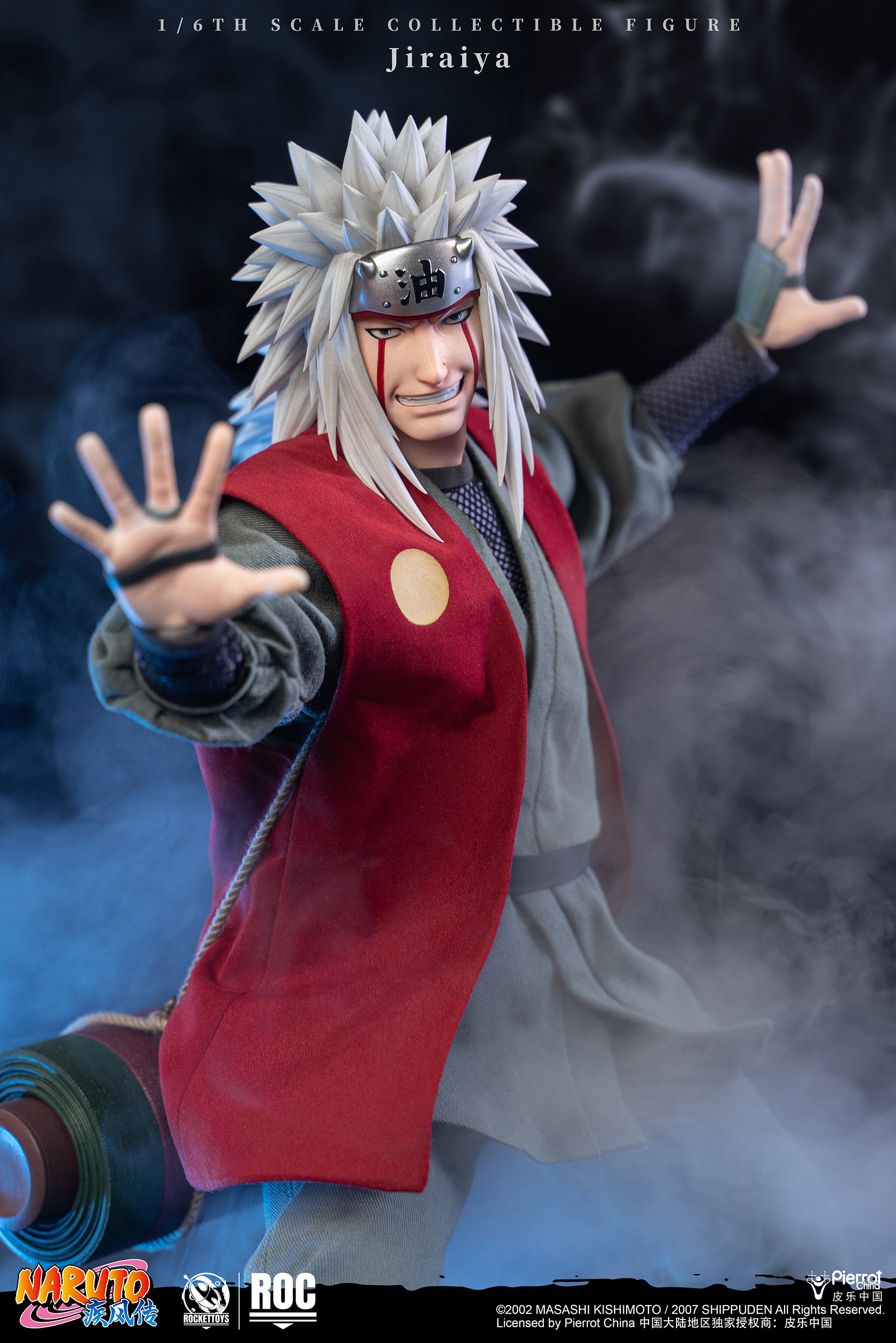 【ROCKETTOYS ROC-019 1/6 《火影忍者 疾風傳》Jiraiya 自來也 標準版】