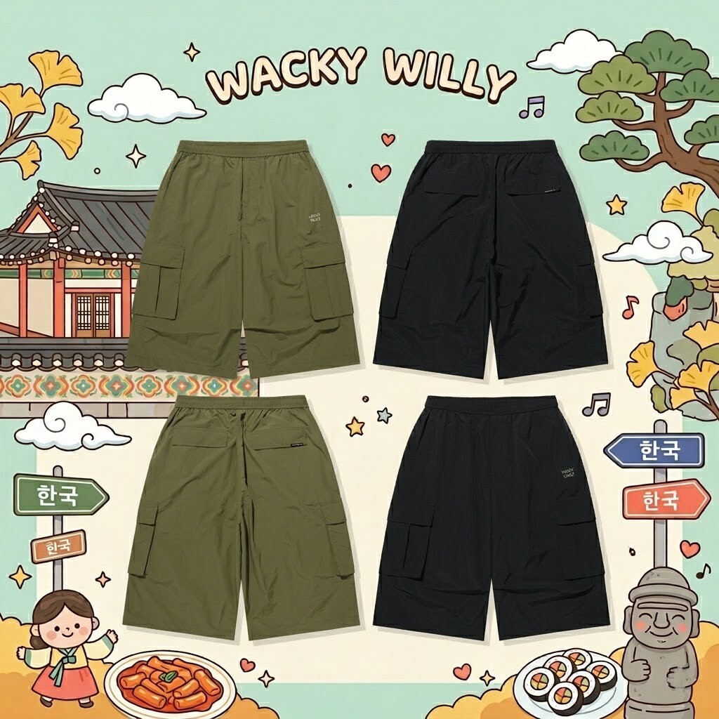【直播】Wacky Willy LX050997 尼龍工人短褲