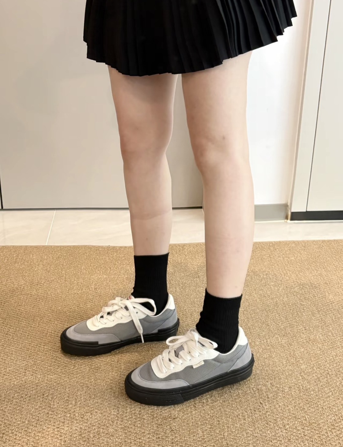 【代購】 Vision Street Wear Flat Top MESH 網眼拼接翻毛皮板鞋｜禮盒版 V262NY5067