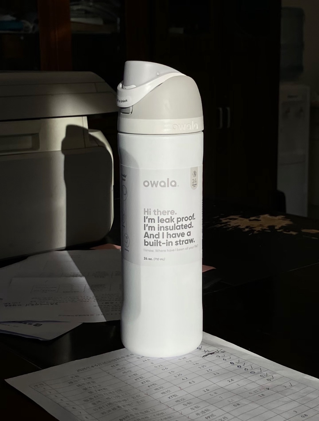 <喝水才漂亮🫗>Owala 一鍵開蓋不鏽鋼雙飲水壺 32oz(約946ml)