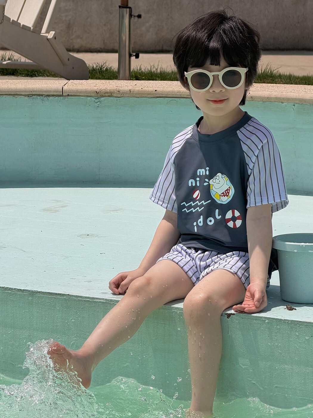 小熊漂漂 泳裝3件組