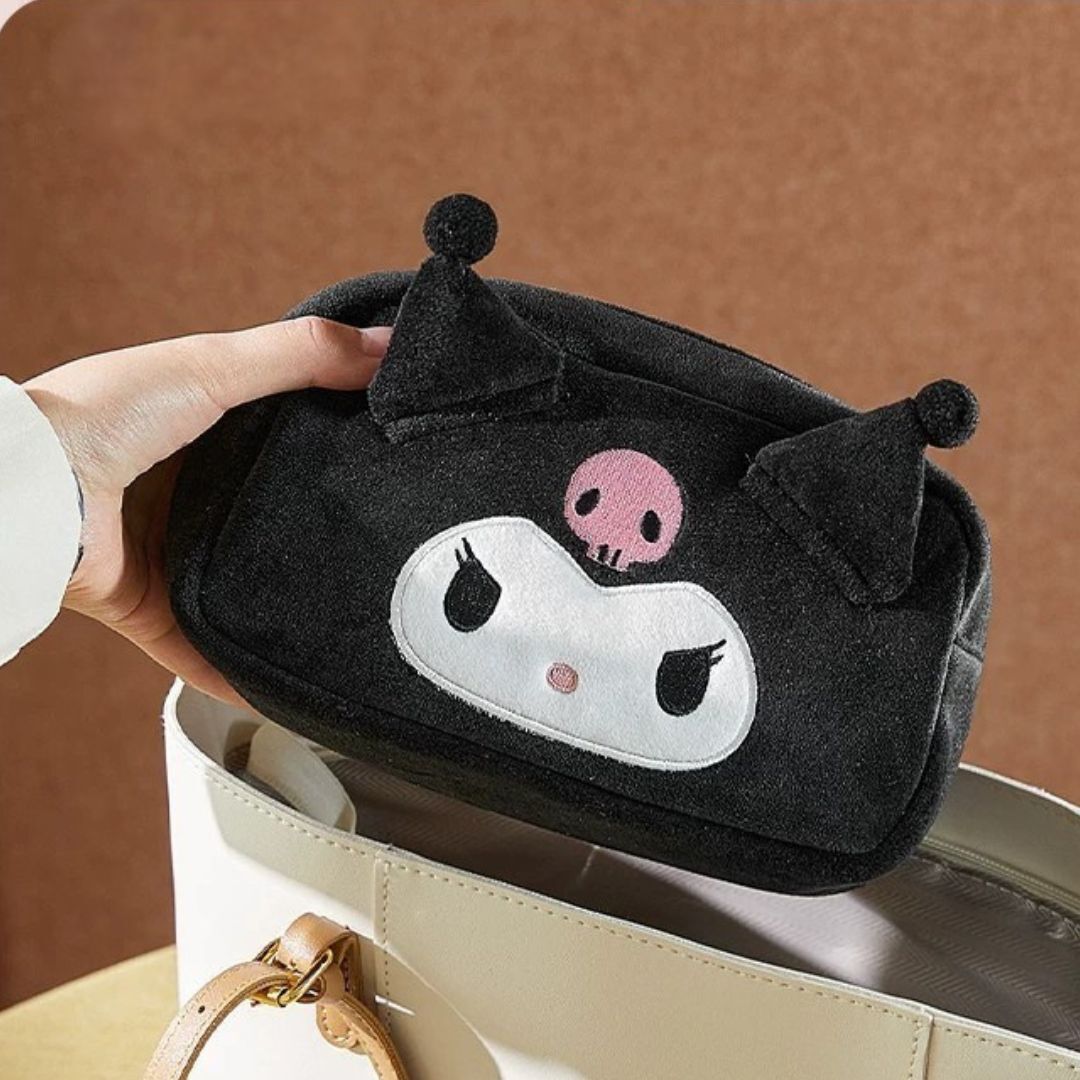 佻皮魔女  Sanrio |毛絨化妝包 收納包