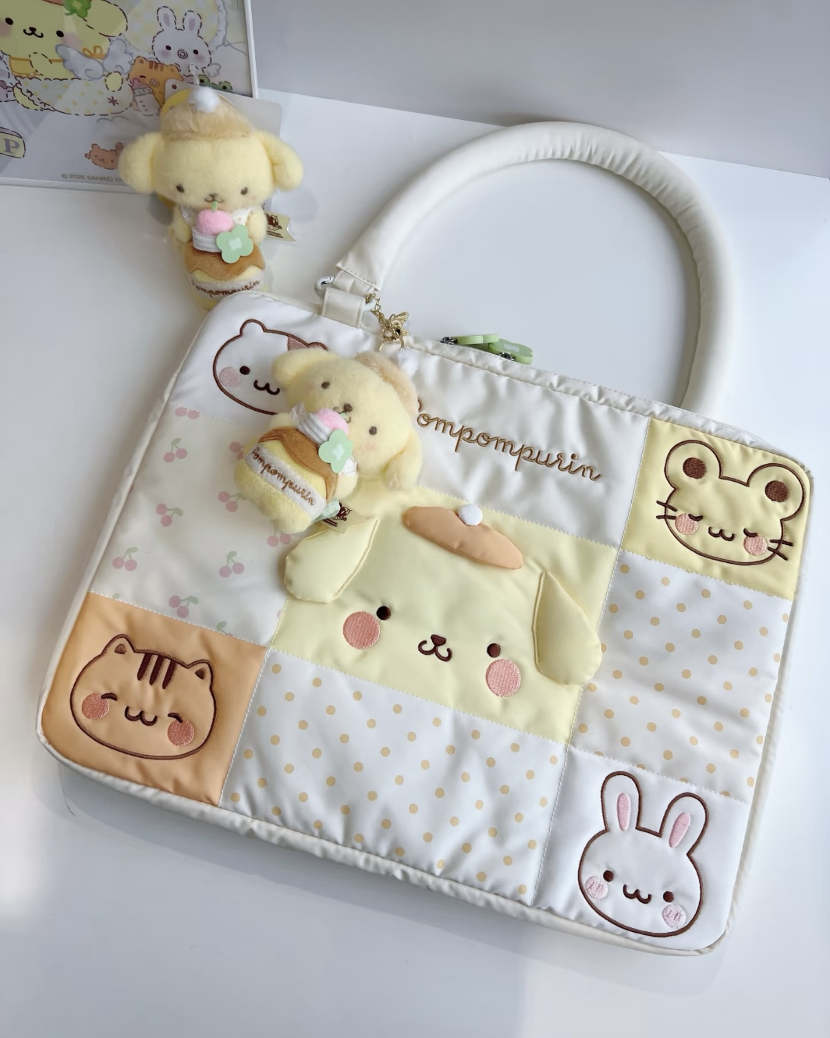 <官方正版>SANRIO 三麗鷗 布丁狗 30週年 周邊商品 娃娃 吊飾 電腦包 抱枕